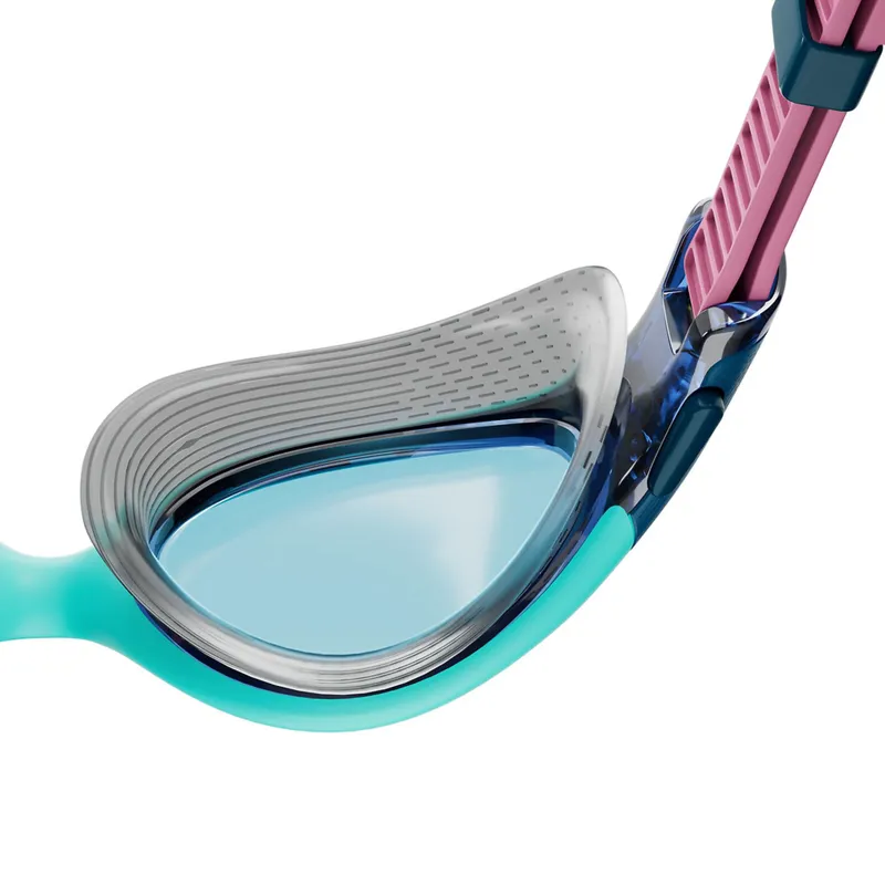 Speedo Women's Biofuse 2.0 Goggle Marine Blue/Peacock/Funny Pink/Hot Mauve-3