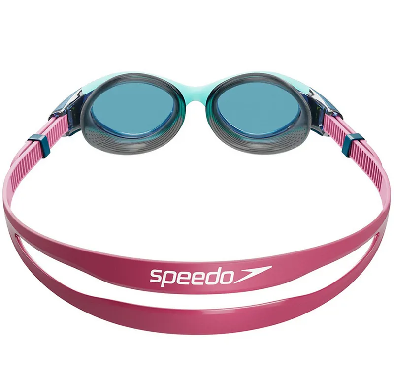 Speedo Women's Biofuse 2.0 Goggle Marine Blue/Peacock/Funny Pink/Hot Mauve-2