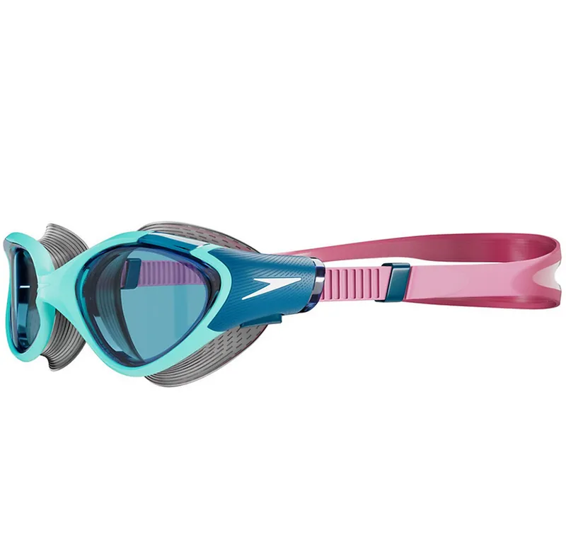 Speedo Women's Biofuse 2.0 Goggle Marine Blue/Peacock/Funny Pink/Hot Mauve-1