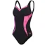 Speedo Women's Shaping Printed Lunaelustre 1 Piece Black/Pink