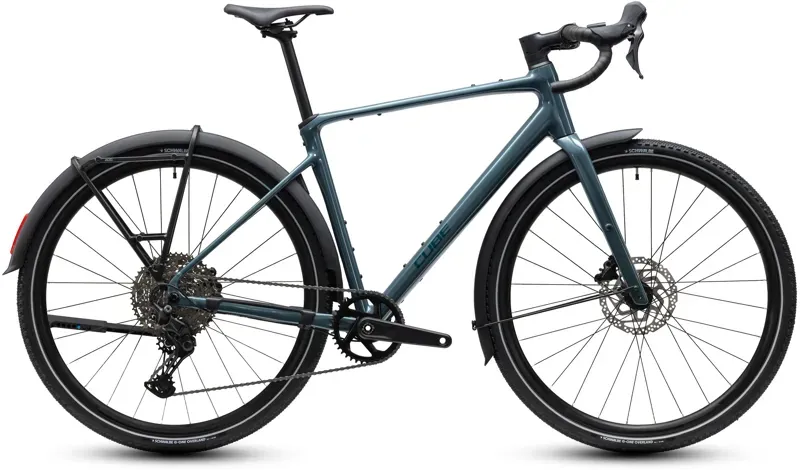 Cube Nuroad Pro FE Gravel Bike in Taiga/Blue