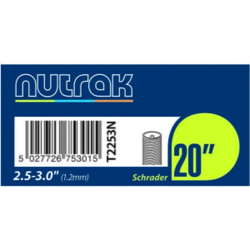 Nutrak Schrader Valve Inner Tube 20 Inch-1