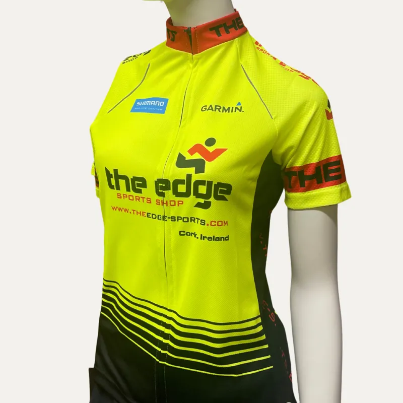 The Edge Sports Shop Road Womens Team S/S Jersey Yellow