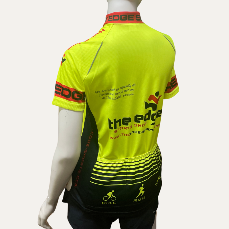 The Edge Sports Shop Road Womens Team S/S Jersey Yellow-1
