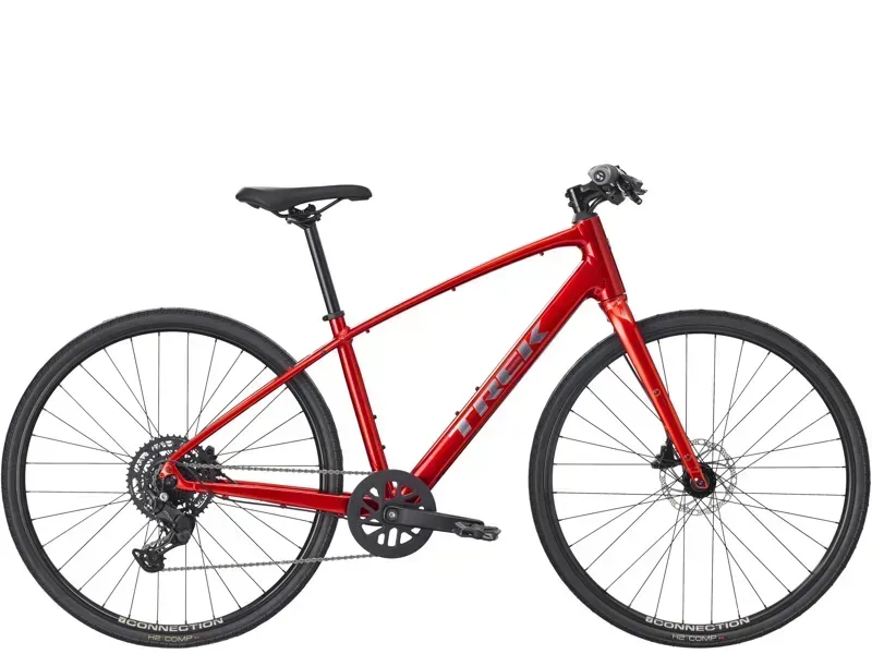 Trek FX 2 Stepover Hybrid Bike in Fury Red