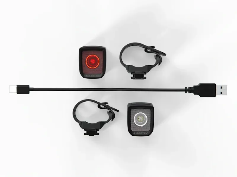 Trek Ion 100 R/Flare R City Bike Light Set in Black-3