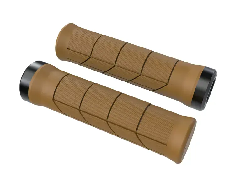 Trek Line MTB Elite Grip Set 130 mm in Tan-1