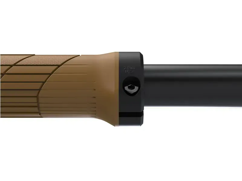 Trek Line Comp 130mm MTB Grip Set in Tan-3