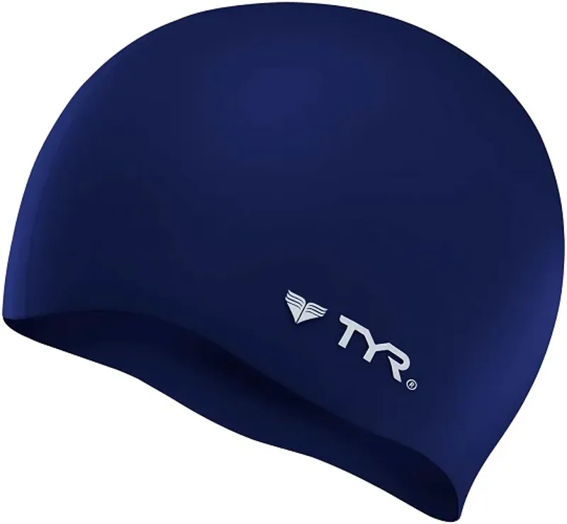 Tyr Wrinkle Free Silicone Swimming Cap Navy