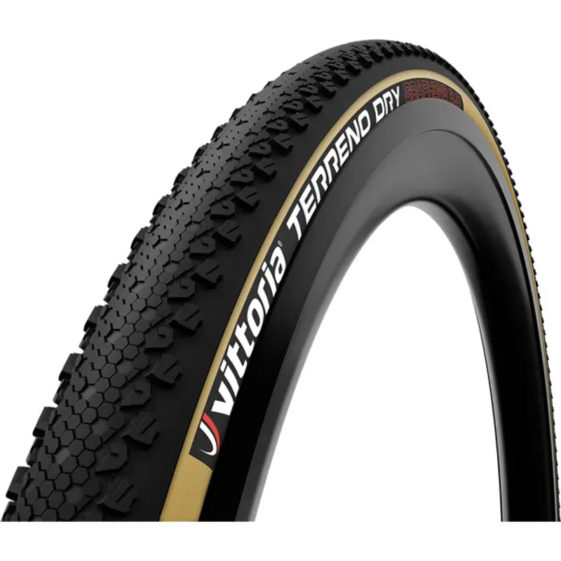 Vittoria Terreno Dry 700x47c Gravel Tire in Black/Tan