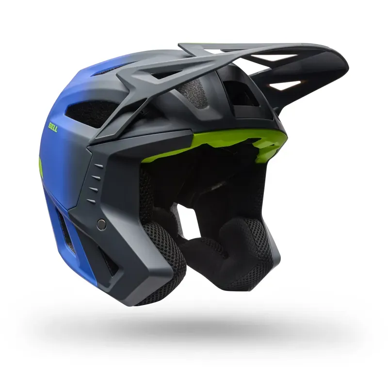 Bell 3Qtr-Air Mips Grid Helmet in Blue/Yellow-1