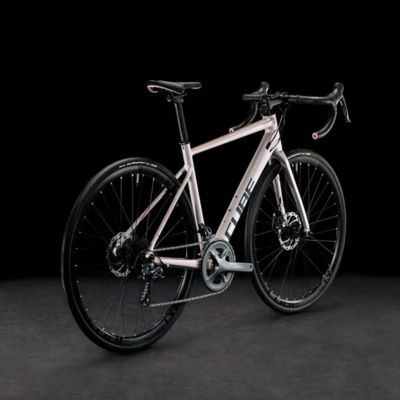 Cube Axial WS Womens Road Race Bike in Grey Rose/Blush-2