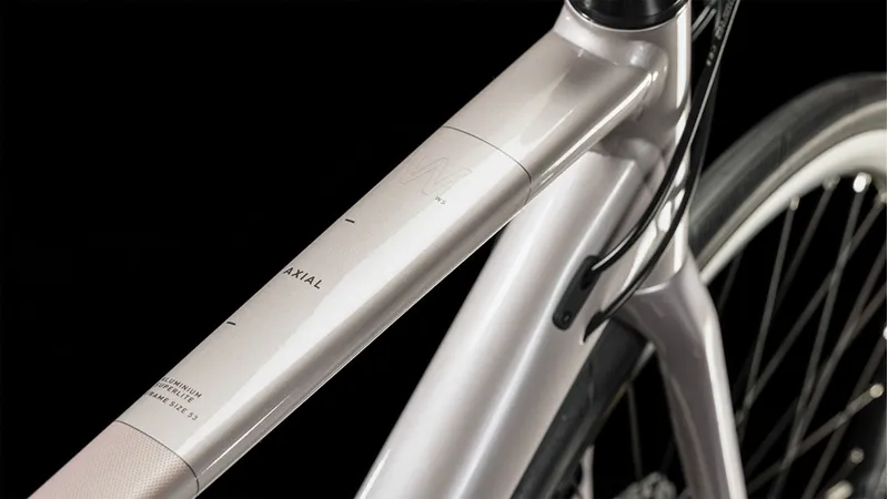 Cube Axial WS Womens Road Race Bike in Grey Rose/Blush-3