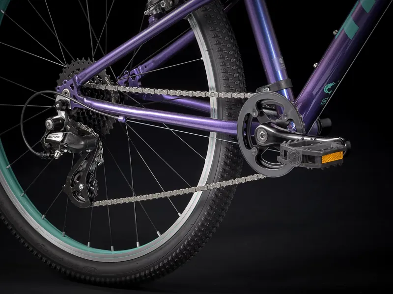 Trek Wahoo 24 Hybrid Kids Bike in Purple-6