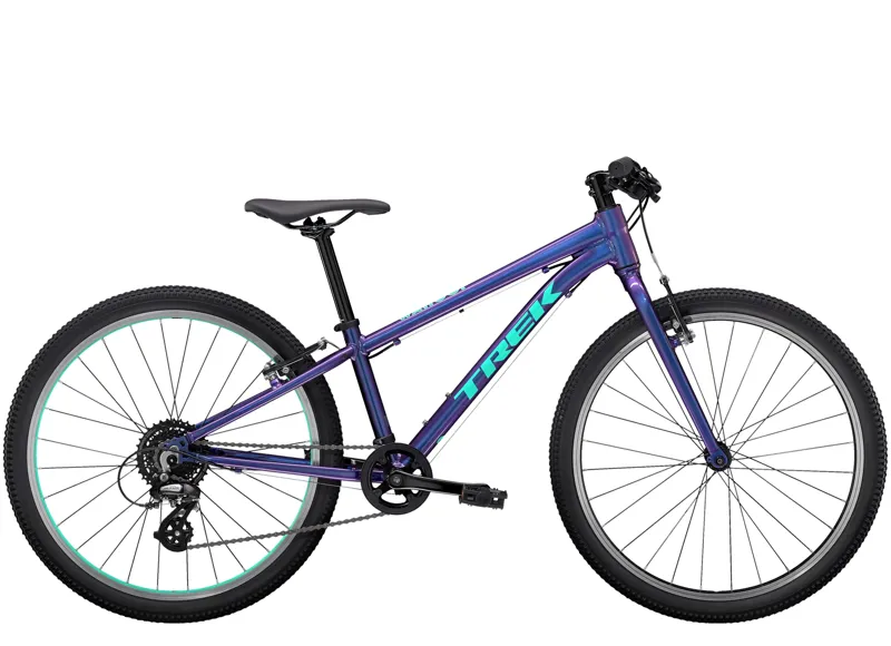 Trek Wahoo 24 Hybrid Kids Bike in Purple