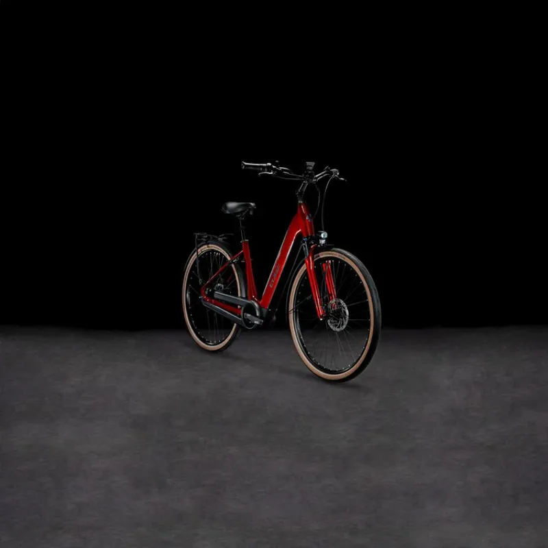 Cube Supreme Hybrid Pro 500 Electric Bike in Red/Black-7