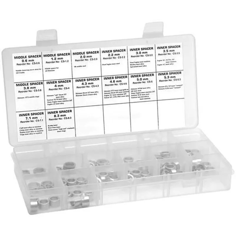 Wheels Manufacturing Chainring Spacers Assorted Silver One Size