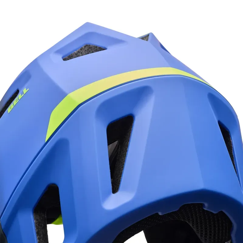 Bell 3Qtr-Air Mips Grid Helmet in Blue/Yellow-7